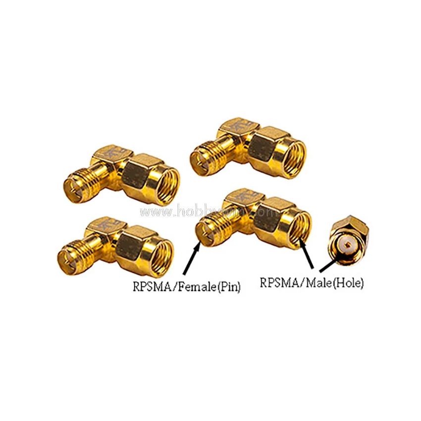 Разъем RJX736 90-градусный L RPSMA /Female к /Male адаптер X4P RC FPV запчасти для дрона