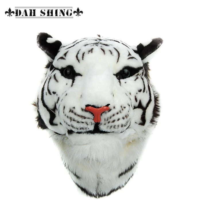 2017 3D голова тигра Рюкзак мультфильм животных сумки в виде льва белый женский
