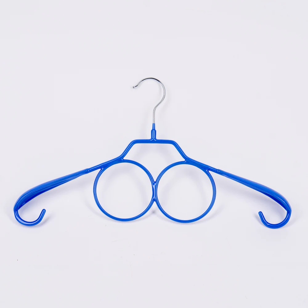 10 шт в наборе ВЕШАЛКА ДЛЯ ОДЕЖДЫ из металла с силиконовым покрытием крючками и
