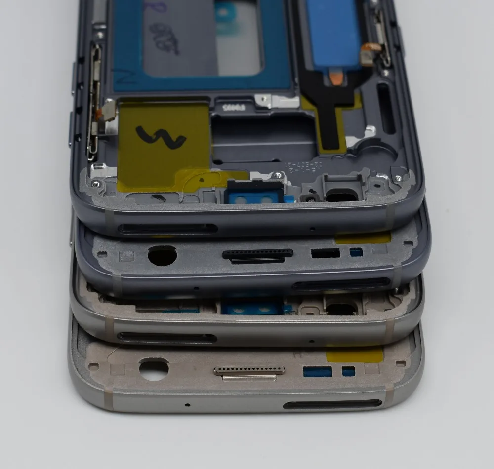 Оригинальная средняя рамка для Samsung Galaxy S7 G930 G930F Рамка Металлическая Корпус с