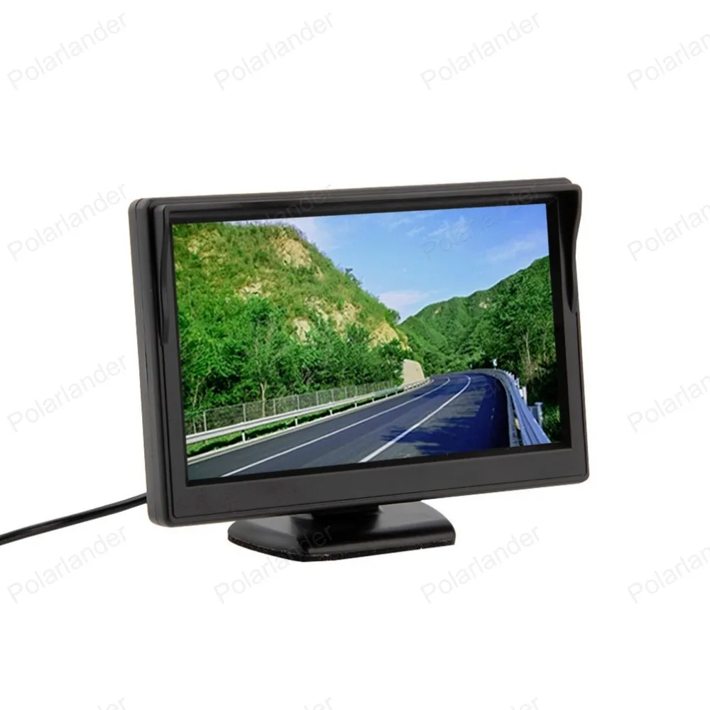 TFT цифровой цветной ЖК дисплей 5 дюймов 800x480 автомобильный монитор заднего вида