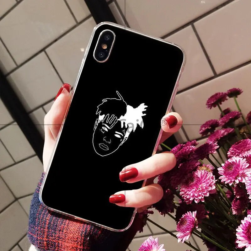 Ruicaica Рэппер XXXTentacion умный чехол прозрачный мягкий для iPhone X XS MAX 6 6s 7 7plus 8 8Plus 5 5S SE XR |