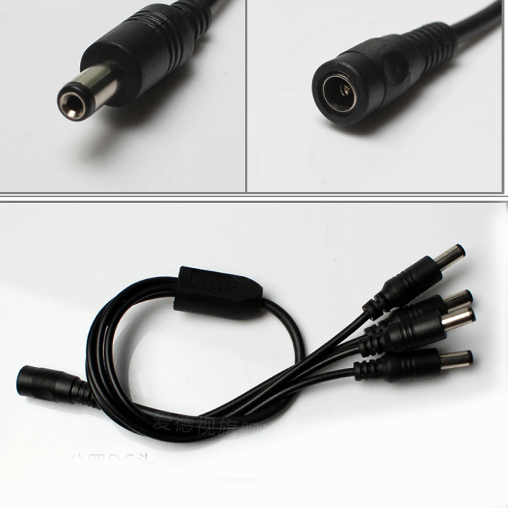 Разъем питания постоянного тока разъем провода DC Женский до 2/3/8 Штекер 5 5x2 1 мм