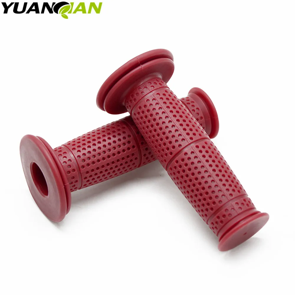 

Motorcycle 7/8" Vintage Rubber Handlebar Hand Grip for Suzuki TL1000R SV1000 S GSX1250F GSXR600 GSXR1000 GSXR750 GZ250 GSX-R750