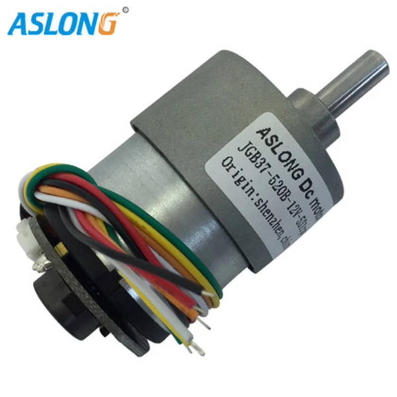 Высокая скорость 12v электрический 520 кодер dc двигатель с редуктором ультратонкой