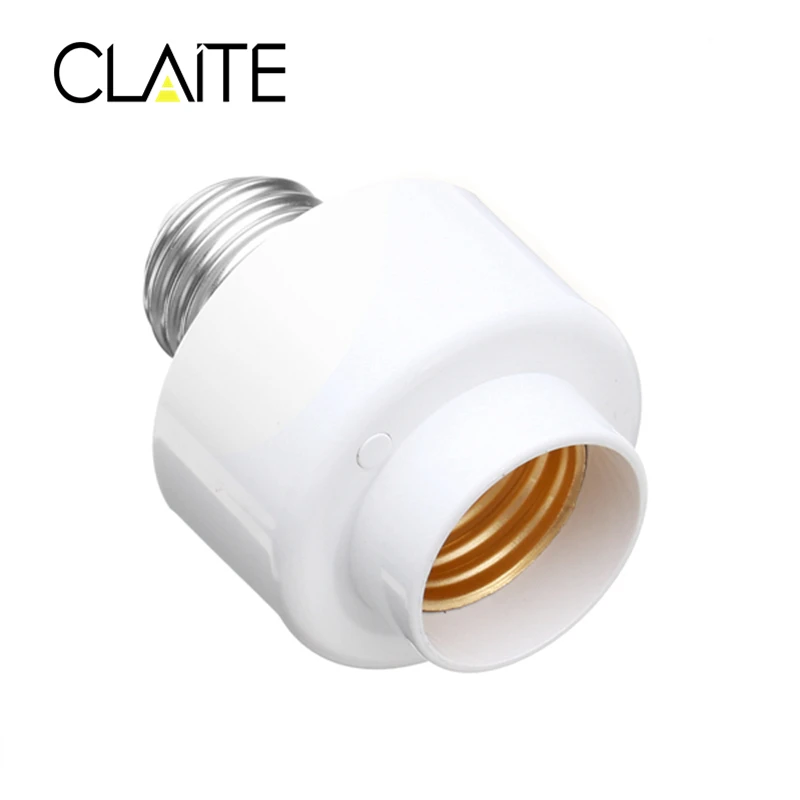 CLAITE E27 умный держатель лампы WiFi управление Лампа адаптер розетка работать с Alexa Google Home IFTTT AC85-265V