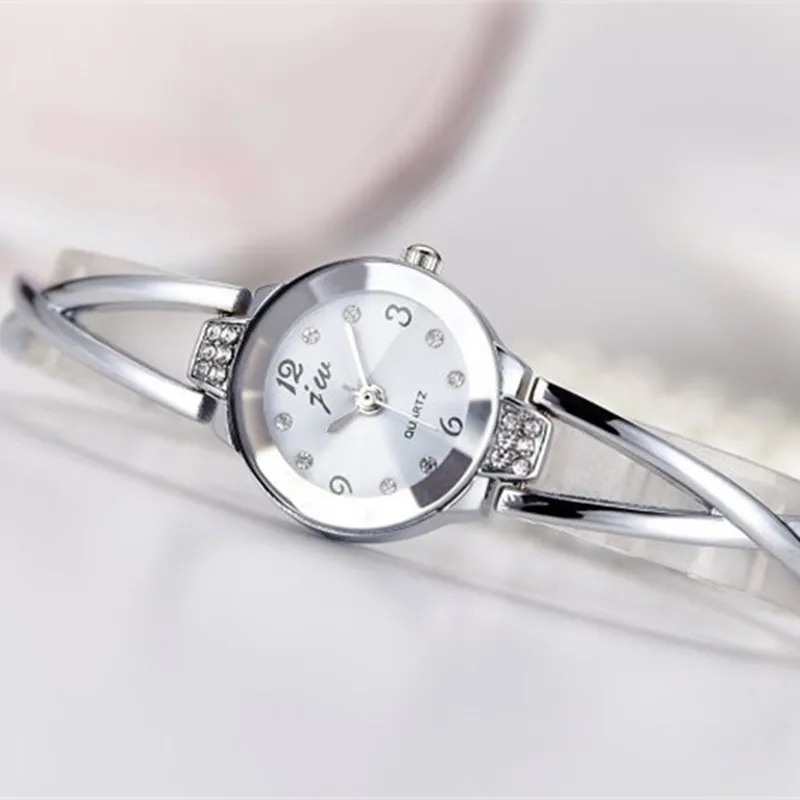 JW брендовые роскошные часы с кристаллами розового золота женские модные