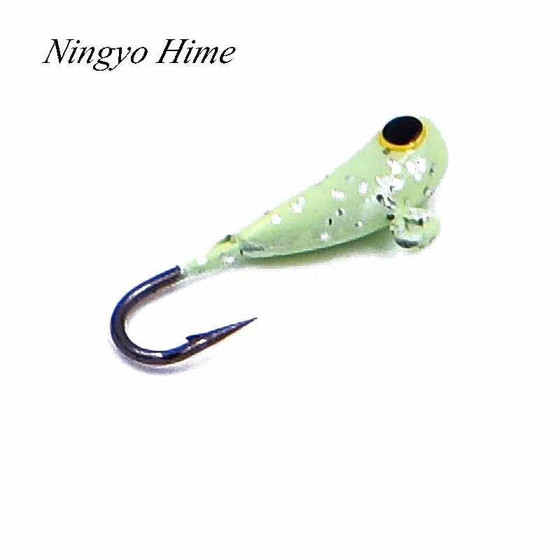 Рыболовные приманки Ningyo Hime в форме банана 4 шт. мини свинцовые рыболовные крючки