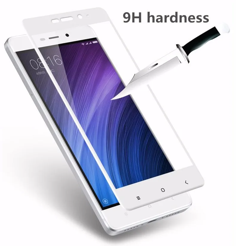 2 шт полное покрытие стекло для Xiaomi Redmi 4 Pro защита экрана закаленное Защитная