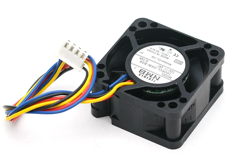 Оригинальный Для NMB 1608VL 04W B56 4020 12V 0.14A 9500 об/мин 11.3CFM осевой вентилятор охлаждения 4