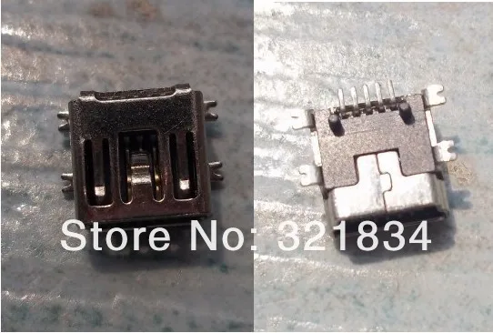 50 шт./лот мини 5-контактный usb-разъем короткий с фиксатором | Обустройство дома