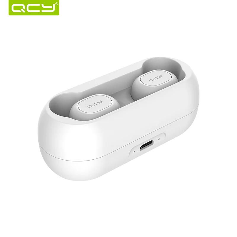 QCY qs1 наушники Bluetooth 5,0 TWS наушники мини невидимые 3D HiFi стерео Беспроводная гарнитура с зарядным устройством/T1C
