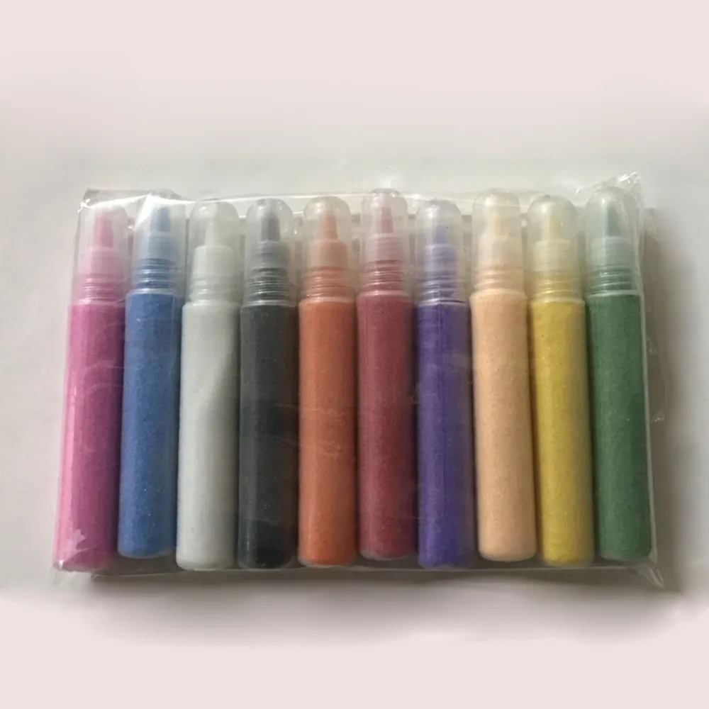

10ml Sand pens 10 pcs/set for Kidz color sand art