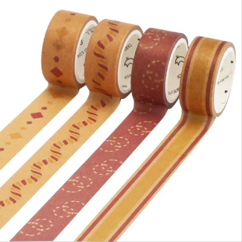 4 шт./лот Ретро Классическая серия решетчатая васи лента Сделай Сам Украшение