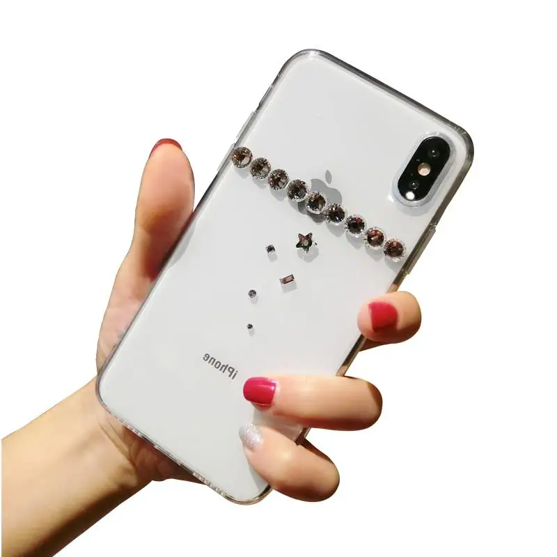 Для Samsung j5 j7 j4 j6 j8 A5 A7 A9 A8 A6 PLUS 2017 2018 A80 чехол Роскошный Блестящий горный хрусталь