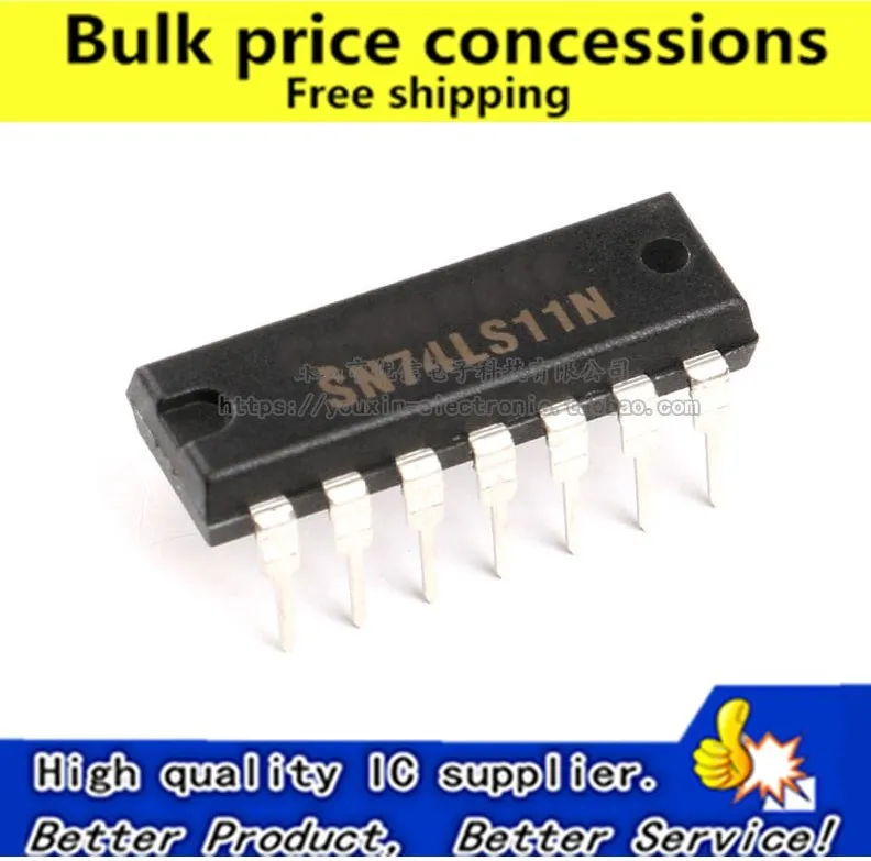 

25PCS /50PCS /100PCS SN74LS11N 74LS11N 74LS11 DIP-14 HD74LS11P 74LS11P IC