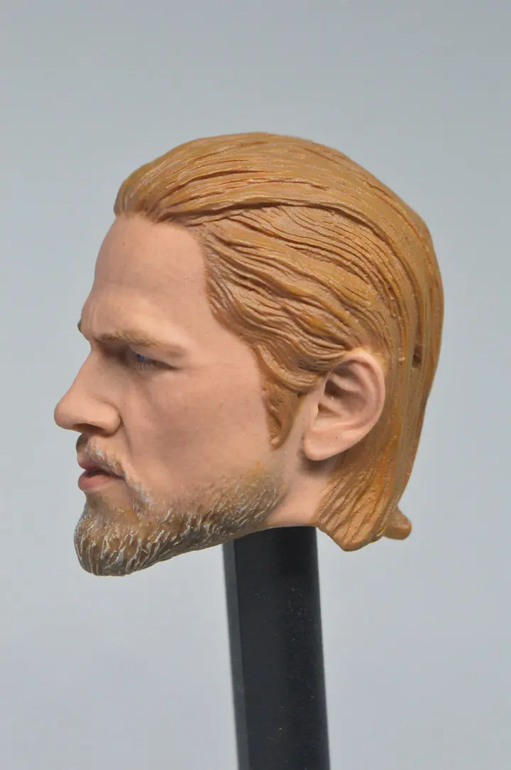 1/6 весы Сыны Анархии Charlie Hunnam звезда голова резные F 12 &quotМужской рисунок средства