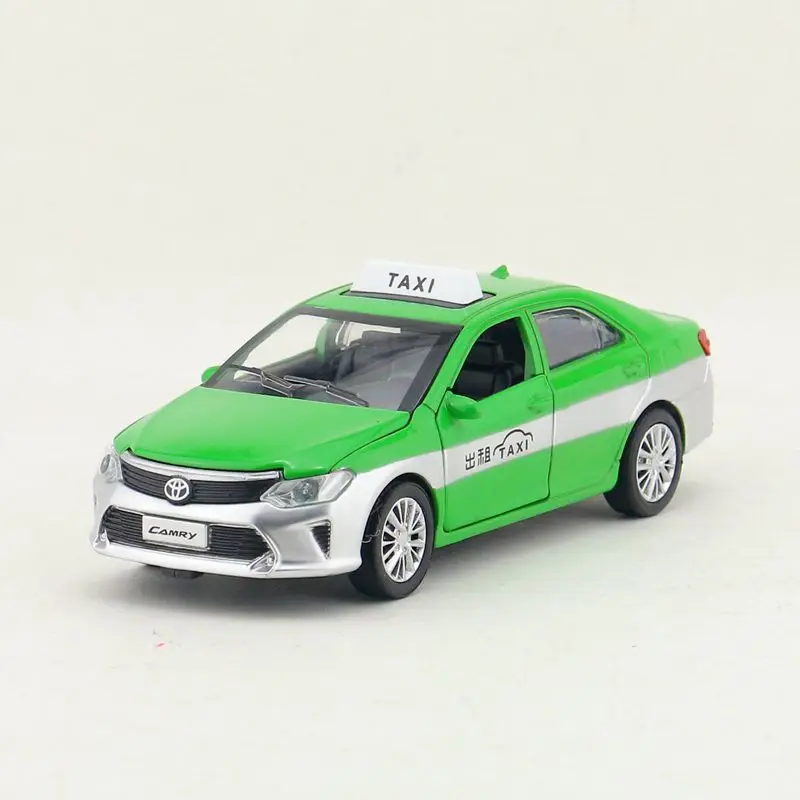 Модель игрушечного автомобиля под давлением масштаб 1:32 автомобиль для такси TOYOTA