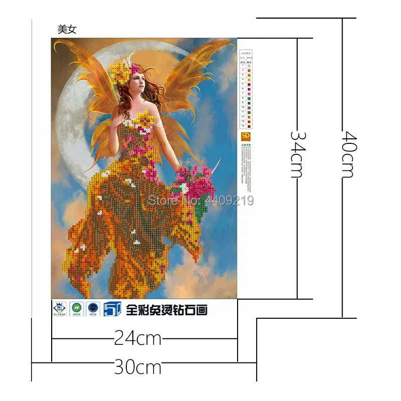 4 стиля круговой Дрель Алмаз живопись CrossStitch богиня фея девичья Ангел Девушки модели рисунок игрушки комплекта подарки