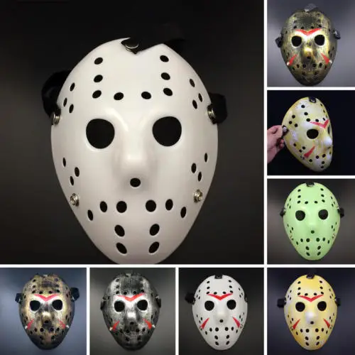 Halloween Jason Voorhees Mask Friday The 13th Horror Hockey Costume Prop Colors A variety of color | Тематическая одежда и