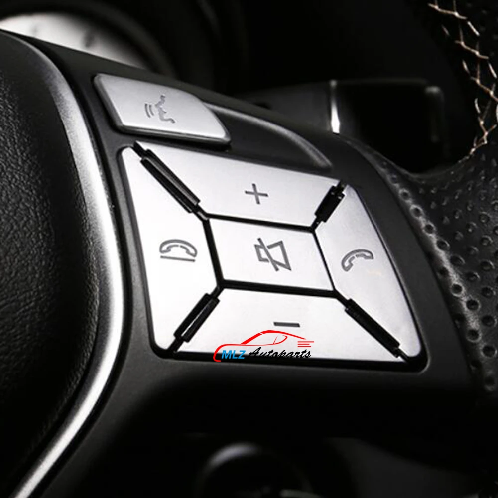 Консоли Рулевое Колесо Ручка панели переключатель накладка Стикеры 12P для Mercedes