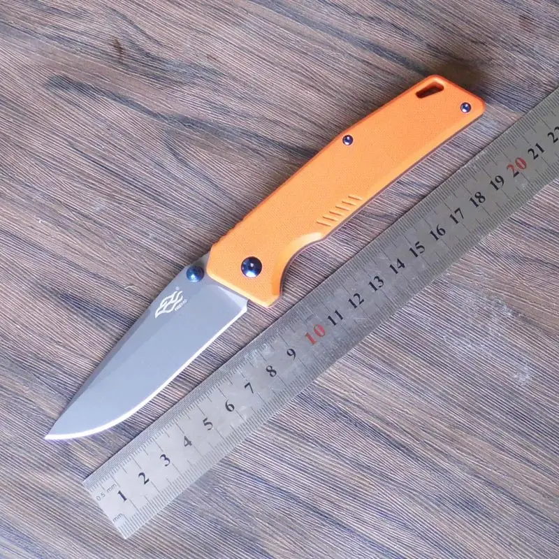Жар-Ganzo FB7603 440C G10 или ручка из углеродного волокна, складной нож для выживания Отдых на природе нож карманный тактический уличный инструмент EDC - Цвет: Оранжевый