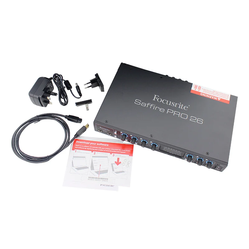 Focusrite Saffire Pro 26 4 предусилителей 18 in/8 out FireWire/Thunderbolt звуковой интерфейс для