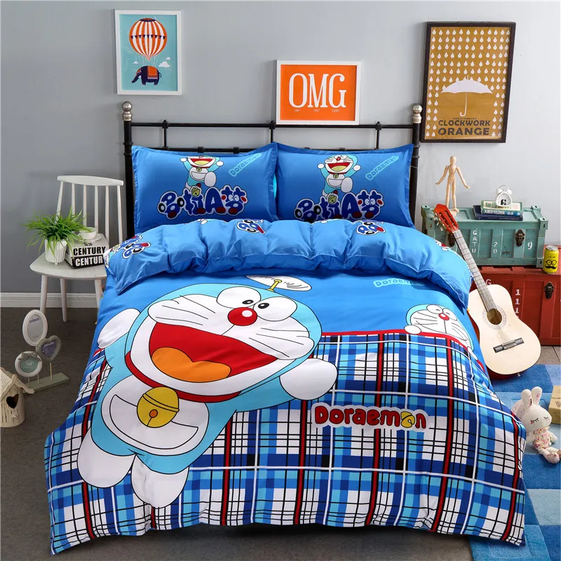 Doraemon nordic Детский комплект постельных принадлежностей/doona простыня наволочка