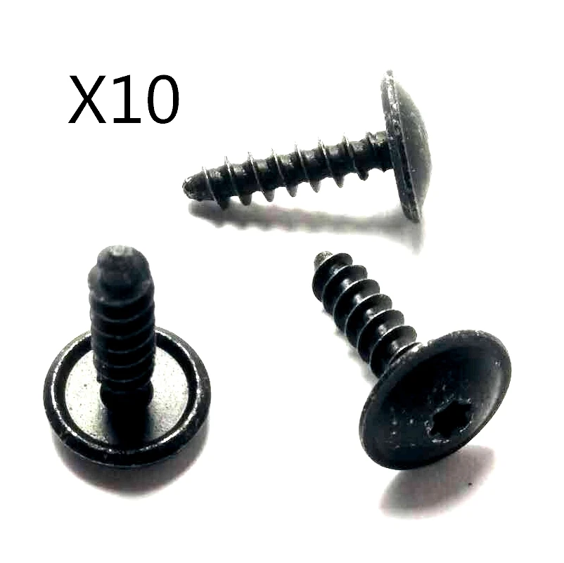 

FOR AUDI VW SEAT SKODA FOR PORSCHE WHEEL ARCH SPLASH GUARD TORX SCREW x10 NEW SET N90775001 / N90648702 / N077501