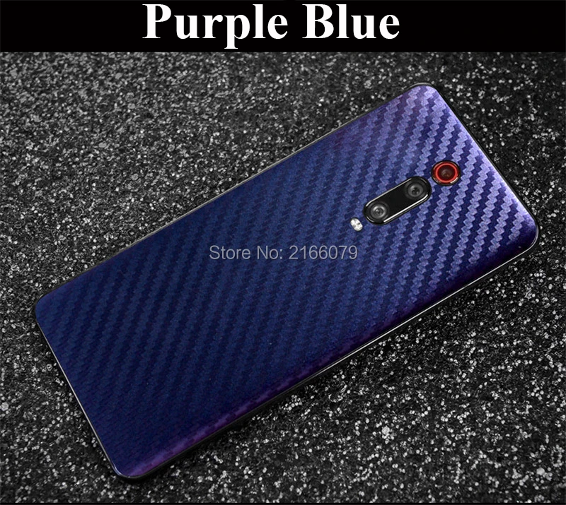 Для Xiao mi Red mi K20/K20Pro/mi 9 T/9 T Pro 6,3" 3D градиентное углеродное волокно полное заднее покрытие наклейка защитная пленка