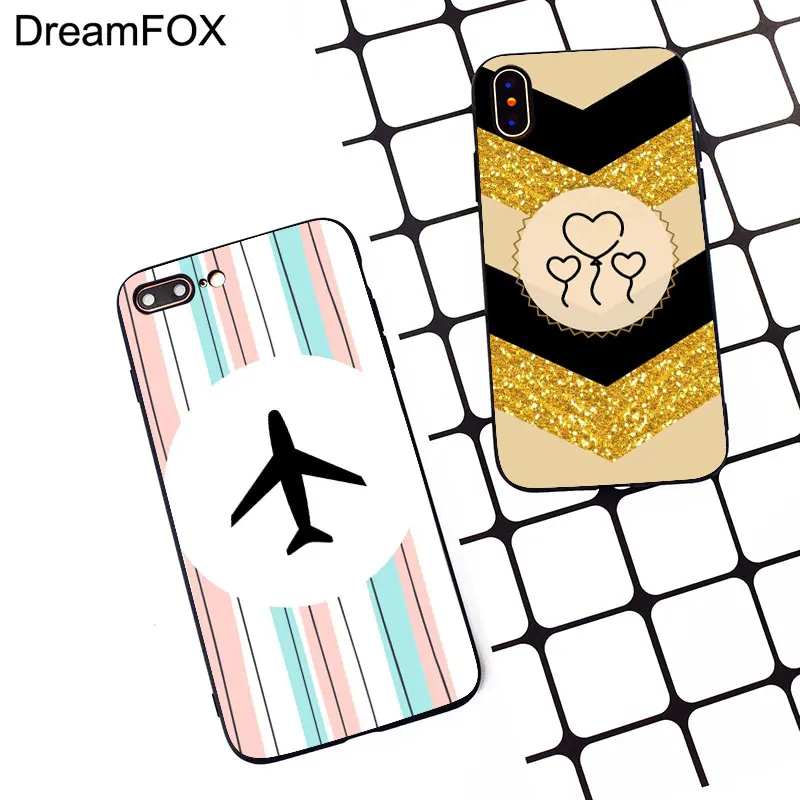 DREAMFOX M328 модный дизайн черный мягкий ТПУ силиконовый чехол для Apple iPhone 11 Pro XR XS Max X 8 7