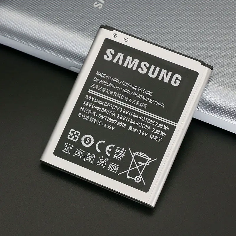 Оригинальный аккумулятор Samsung EB535163LU для I9082 Galaxy Grand Duos i9080 i9168 i9060 i879 i9118 Neo + 2100