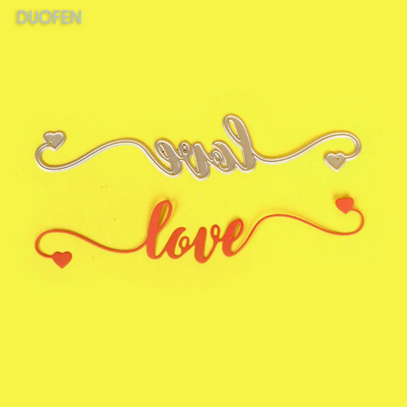 DUOFEN Май 2018 новый декоративный узор металлические режущие штампы трафареты