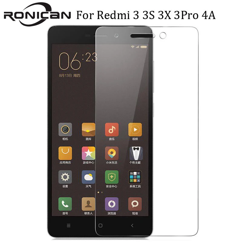 

For Xiaomi Redmi 3S Tempered Glass Redmi 3 Pro Screen Protector Protective Film for Xiaomi Redmi 4A 5A 6A 7A Note 3 Pro 152mm