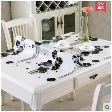 Водонепроницаемая скатерть из ПВХ мягкое прозрачное стекло пластиковая 1 мм|plastic