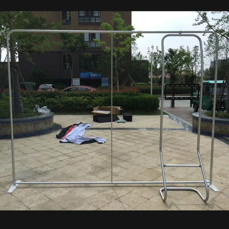 10 футов Натяжной дисплей из ткани выскакивающий баннер с креплением на ТВ-стойку