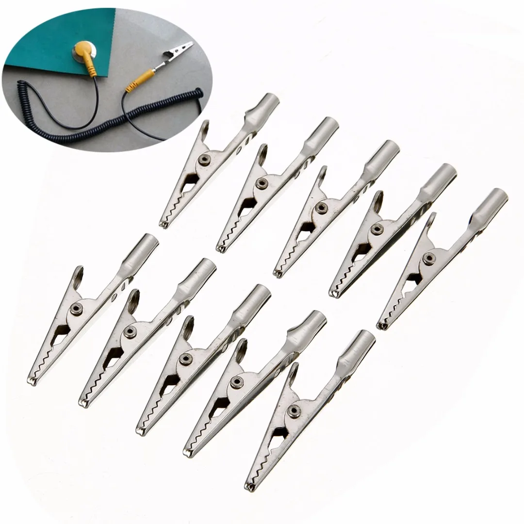 10 шт. электрические зажимы крокодилы длина 51 мм|alligator clips|electric crocodilecrocodile clamp |