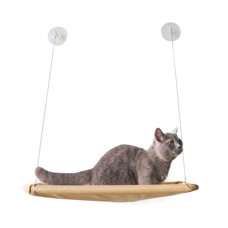 Cute Pet Hanging Beds Bearing 20kg Cat Window Mount Hammock Comfortable Bed | Дом и сад