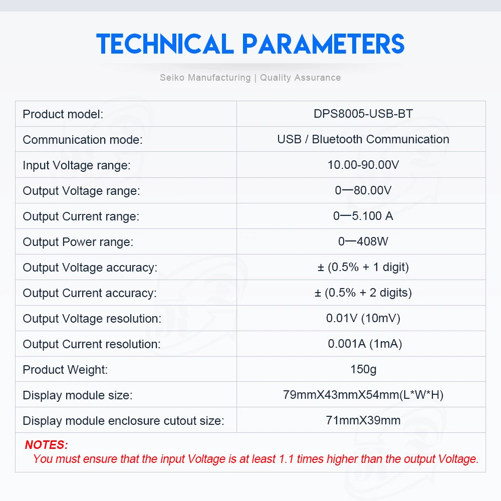 DPS8005 80V 5A постоянное напряжение постоянного тока Программируемый Блок питания модуль понижающего преобразователя ЖК-дисплей вольтметр 30% off