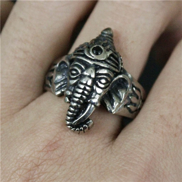 Размеры от 7 до 13 горячая Распродажа искусственное кольцо из нержавеющей стали 316L