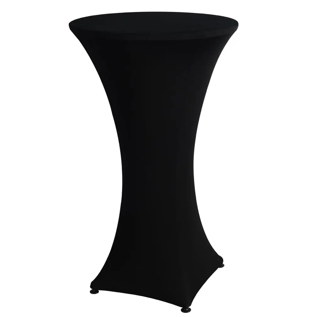 Белая/черная круглая эластичная лайкра для коктейлей разные цвета оформление