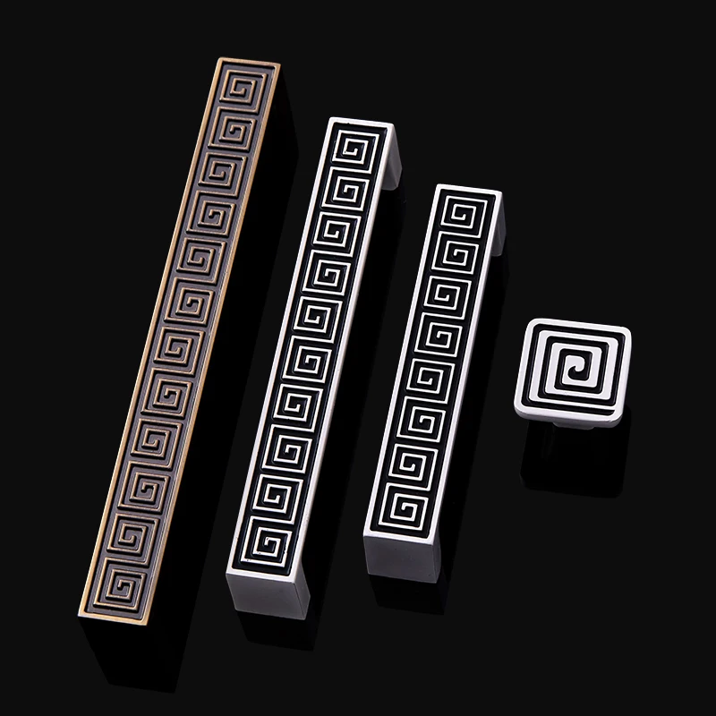 

Top Designed 2PCS European Retro Style Kitchen Cabinet Door Handles Cupboard Wardrobe Drawer TV Cabinet Pulls Handles and Knob