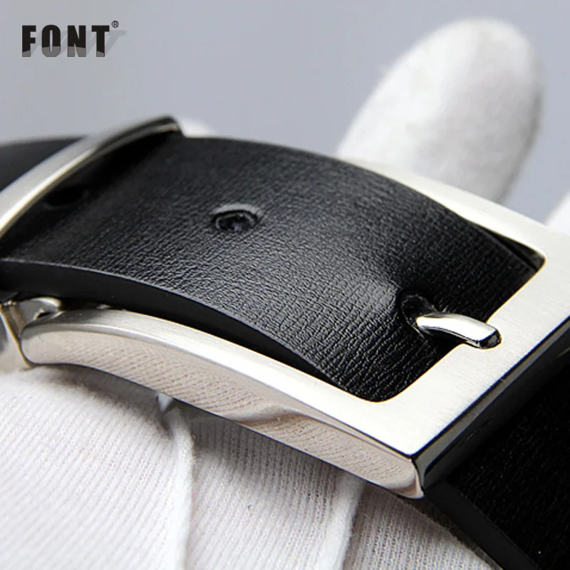 Ремни мужские высококачественные из натуральной коровьей кожи винтажные с