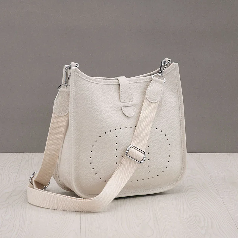 Beige28CM Новые сумки из натуральной кожи, женские сумки-мессенджеры, Дизайнерские повседневные женские сумки-тоут через плечо - Цвет: Beige28CM