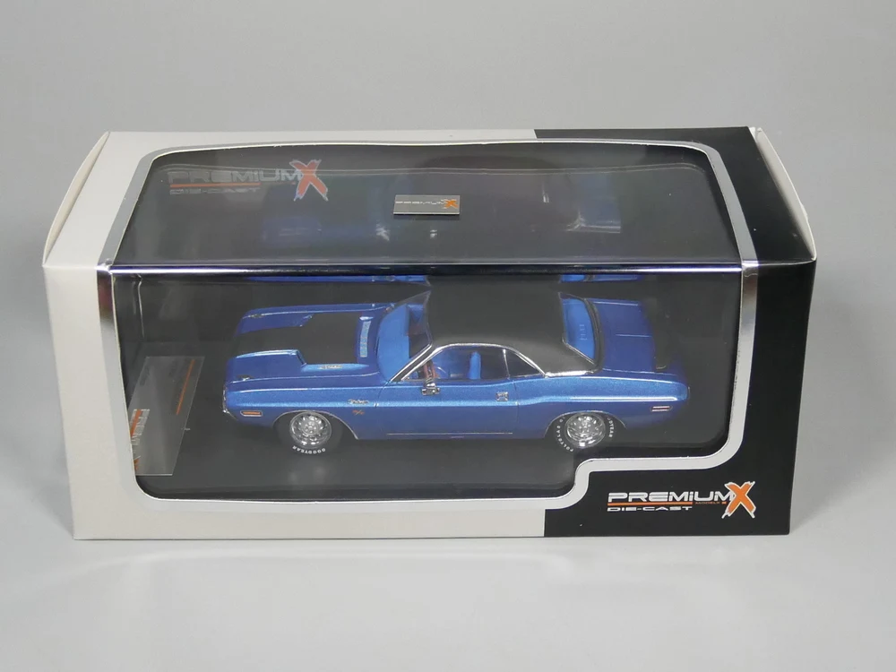 Премиум X 1:43 DODGE CHALLENGER R/T 1970 (синий) литой модельный автомобиль| |