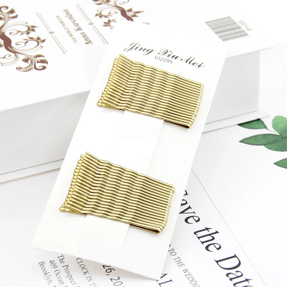 36pcs/lot Gold Hair Pin Clips U-shaped Hairpins Barrette for Salon Hairdressing Curly Wavy Grips Hairstyle Hairpin |