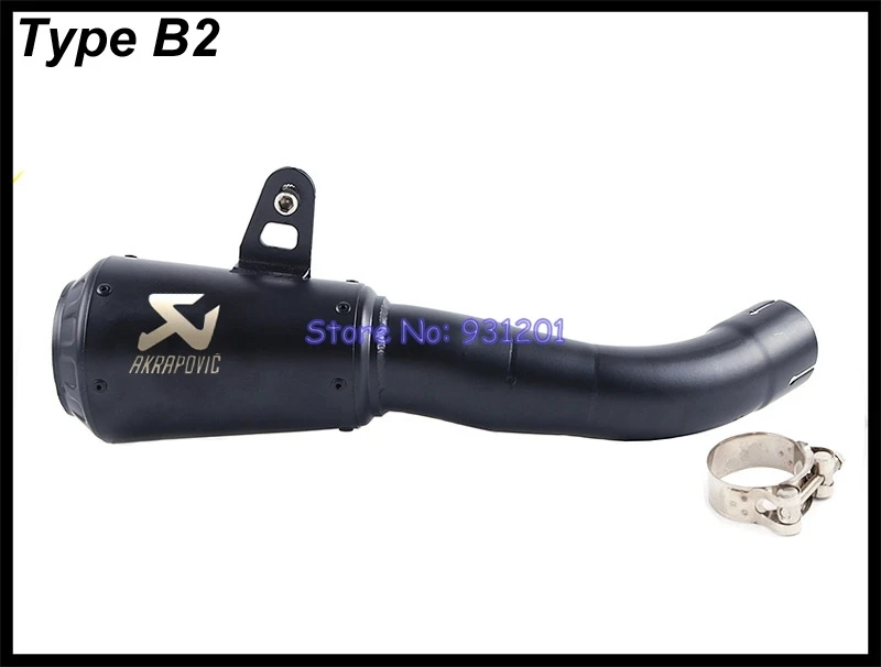 YZF R25 R3 MT03 выхлопная труба глушитель системы Escape Moto Akrapovic для Yamaha (2015 2018)|Выхлопные