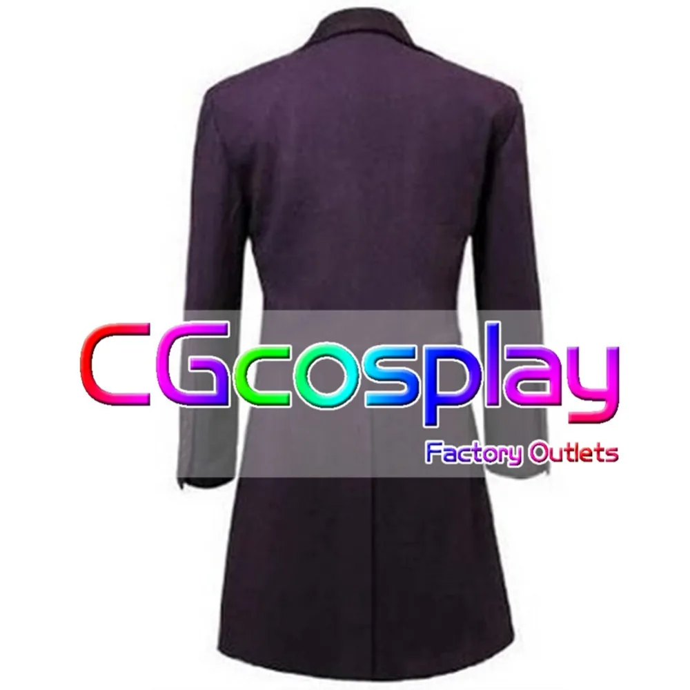 Бесплатная доставка костюм для косплея Doctor Who Twelveth 12th Dr Blue Frock пальто новинка