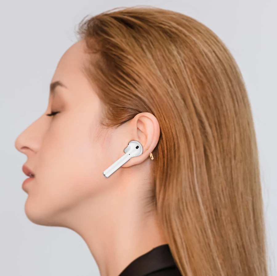 Чехол для наушников, силиконовый чехол для Airpod Eartips, коробка для хранения, чехол для Airpods, 2 наконечники для наушников, колпачки