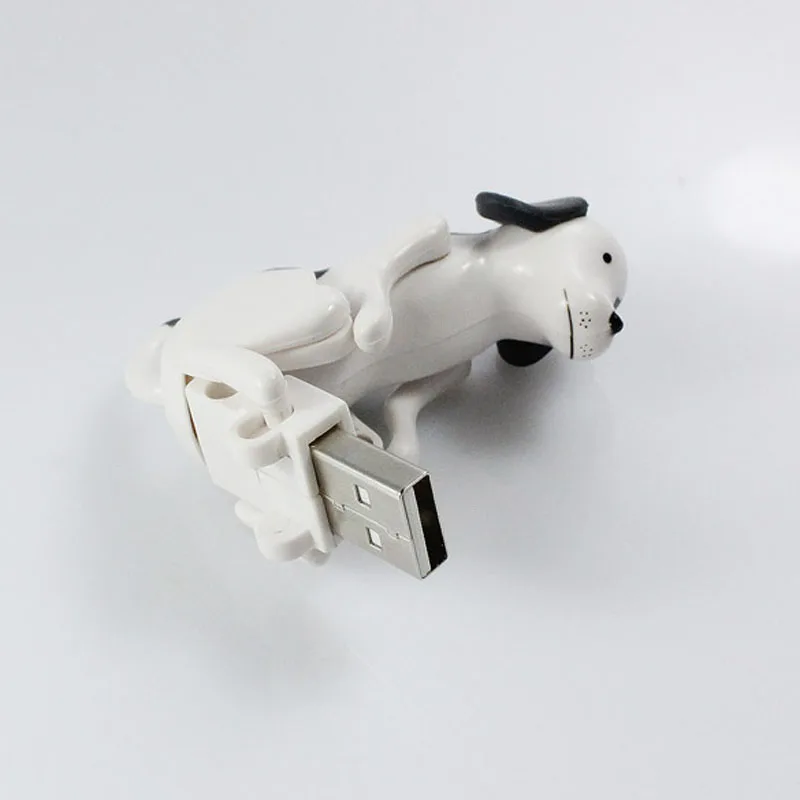 

White/Coffee Mini Funny Cute USB Humping Spot Dog Toy USB Gadgets For PC Laptop Gift wholesale Drop shipping for Kids 60*30*60mm